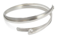 Argentium Silver with White Pearl