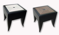left to right: maple, walnut