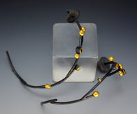 Dandelion Stems Hoop Earring
