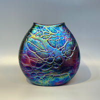 Dark Night Petite Flat Vase