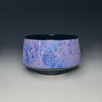Painterly Tea Bowl in Lilac Brushstroke