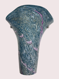Lavender Lagoon Fluted Sconce