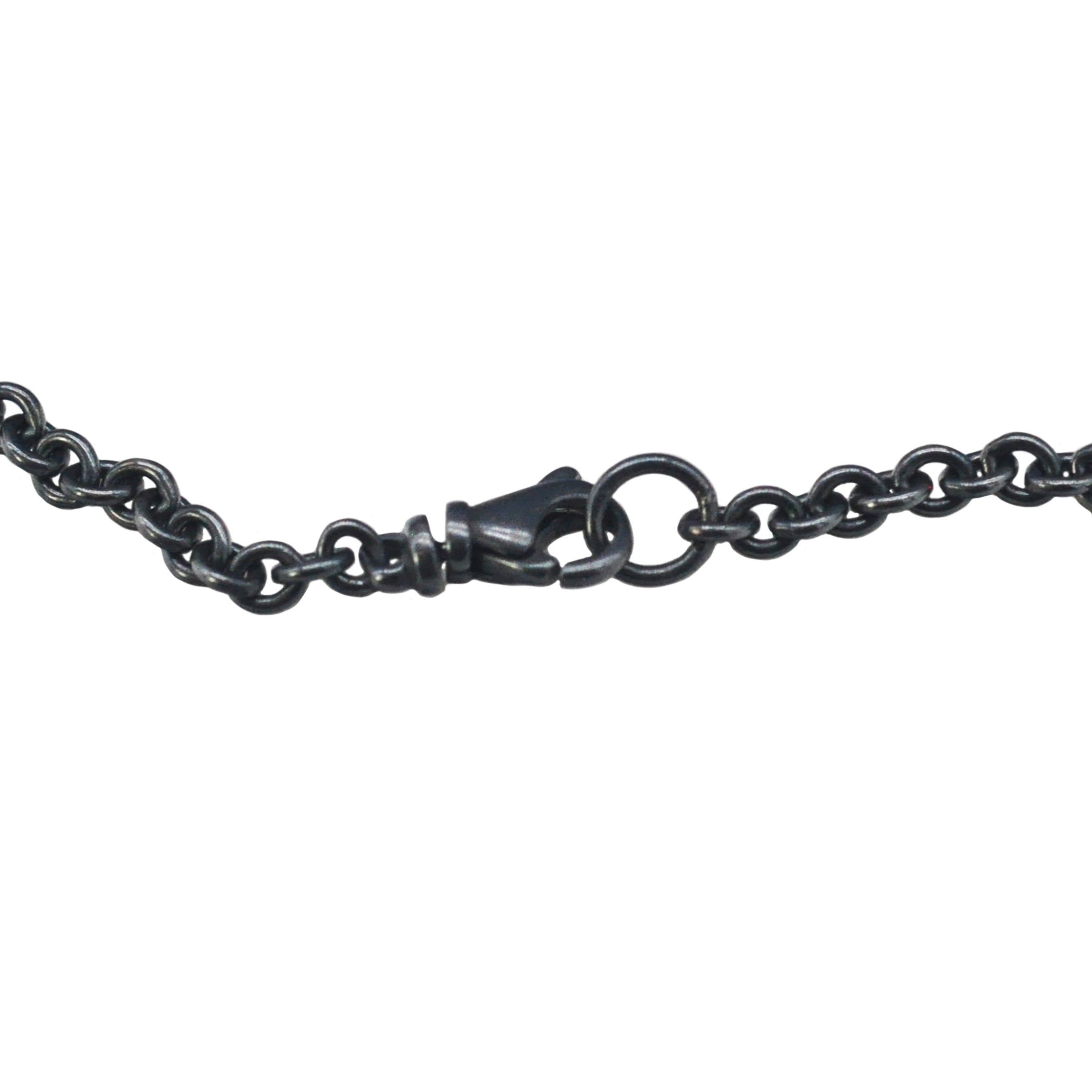 Oxidized Silver Chain with Lobster Clasp