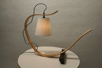 Bent Table Lamp in Ash
