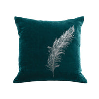 gunmetal on teal, 18" x 18"