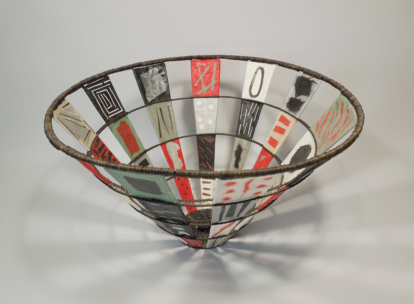 Color Swatch Basket in Grays