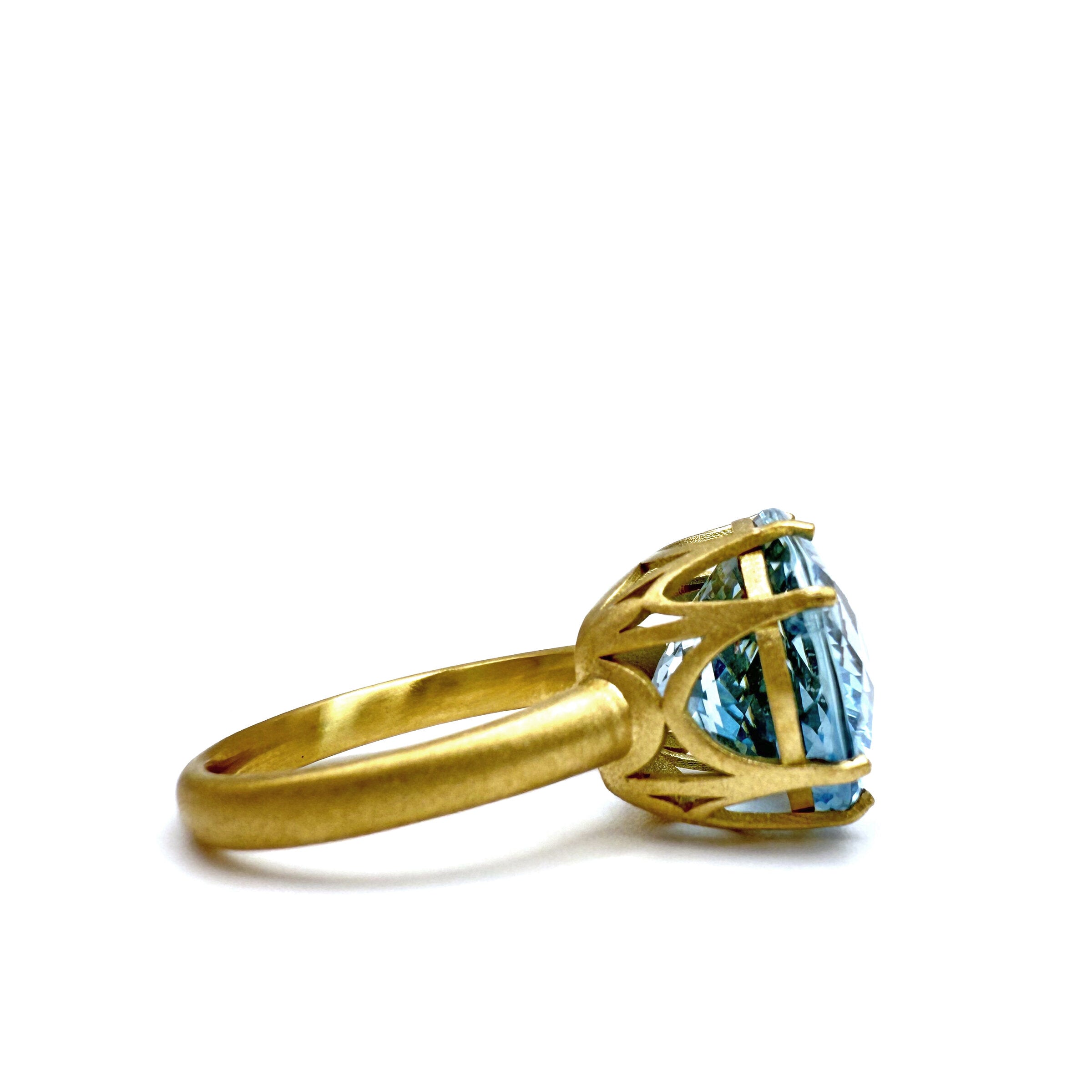 Aquamarine Aqueduct Ring