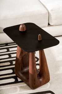 Walnut with Black Steel