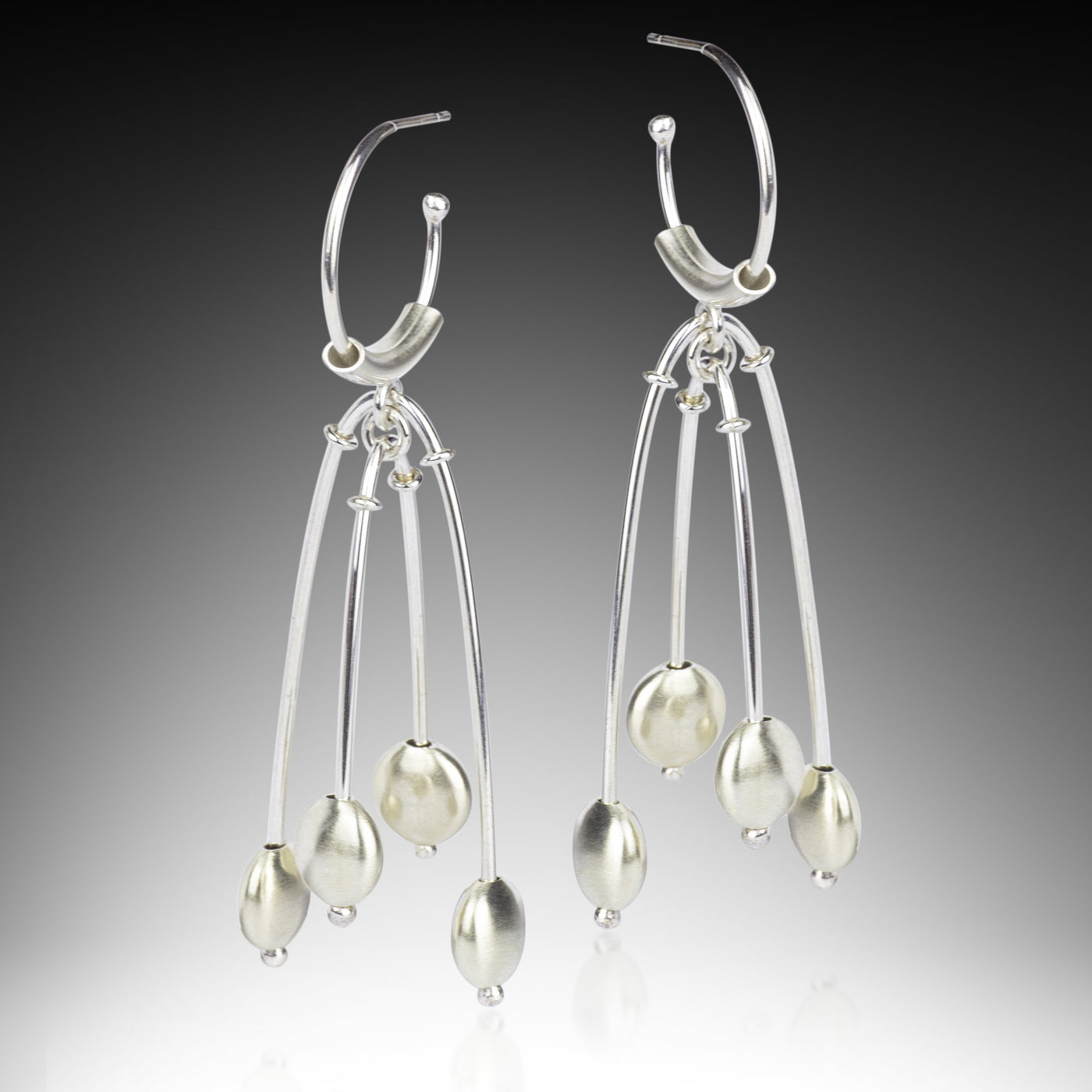 Silver Sparks Earrings