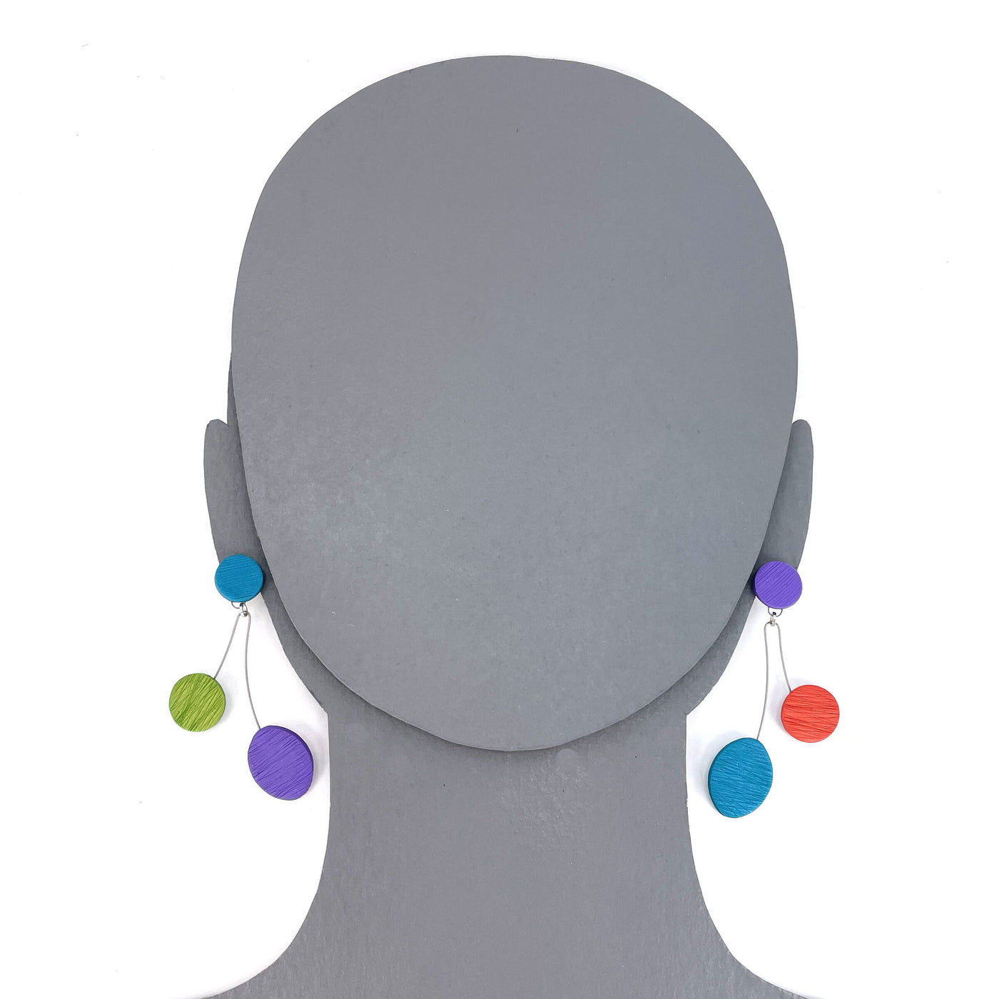 Solid Shapes & Dangles Earrings