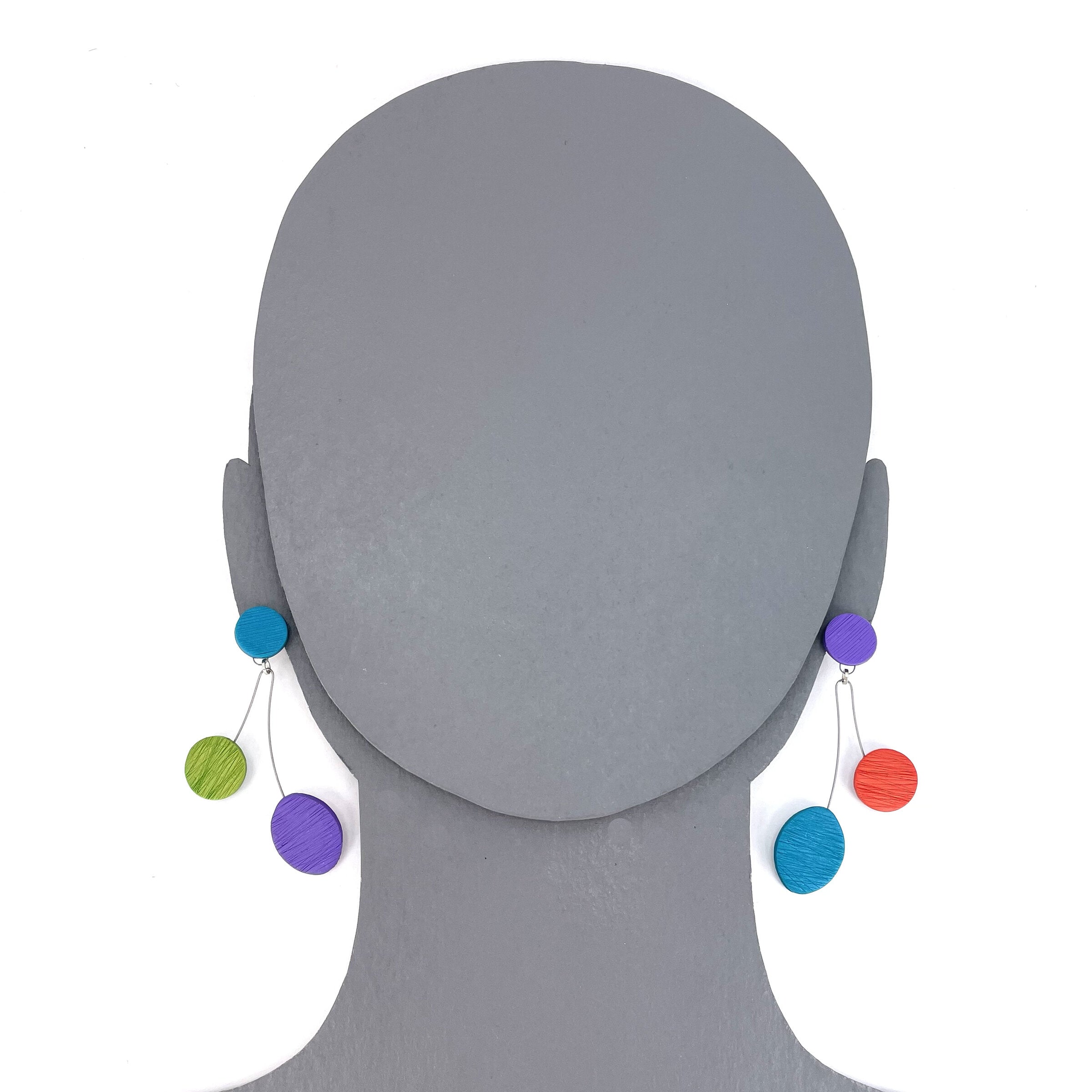 Solid Shapes & Dangles Earrings