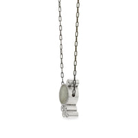 Sterling Silver with Gray Concrete