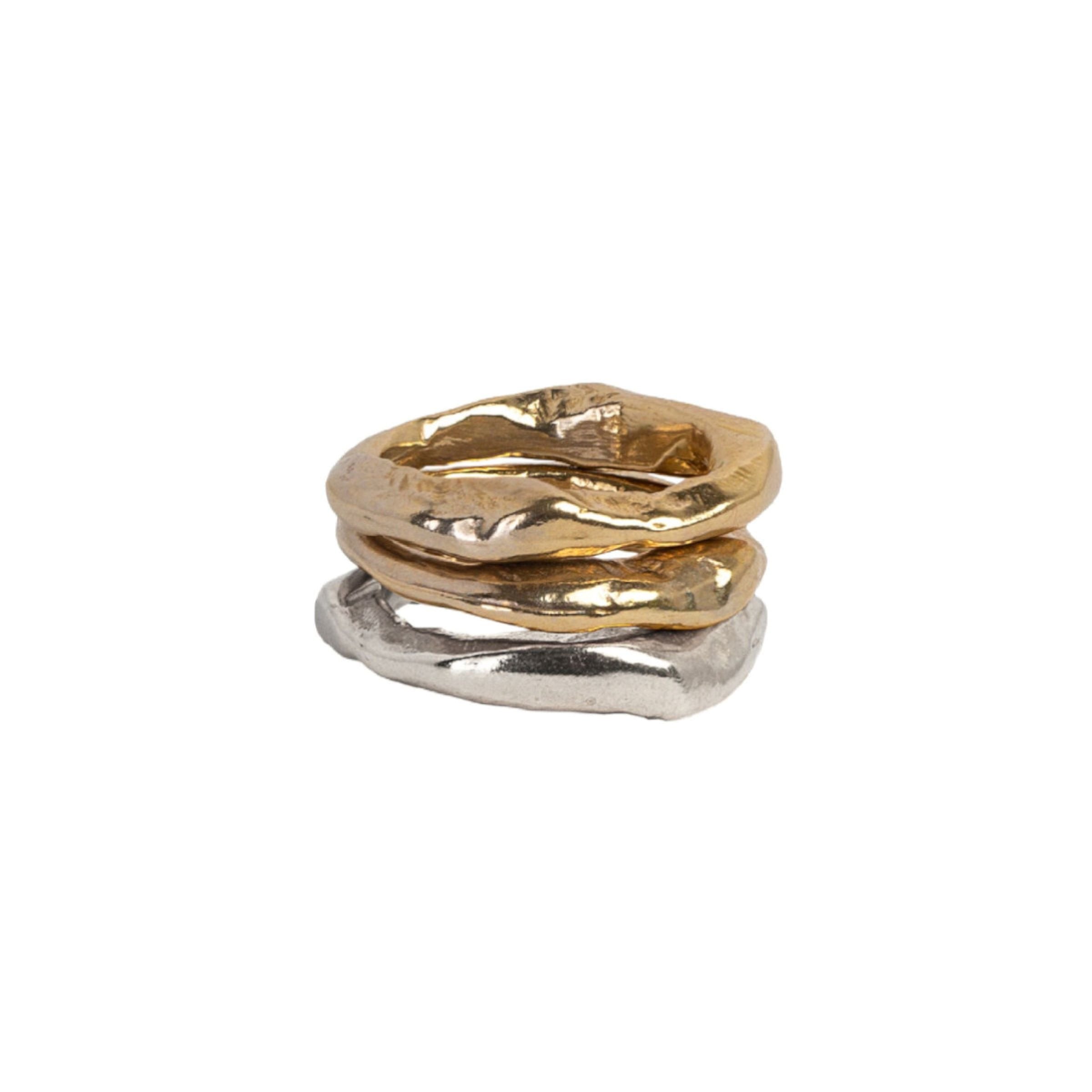 Two Bronze and One Bright Silver