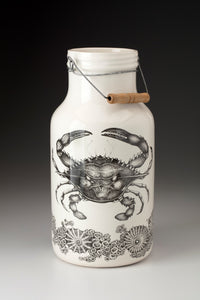 Jug with Handle: Blue Crab
