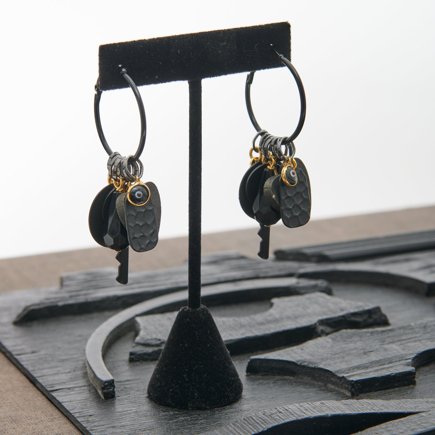 Lunar Hoop Earrings