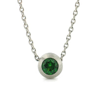Tsavorite Garnet & Diamond