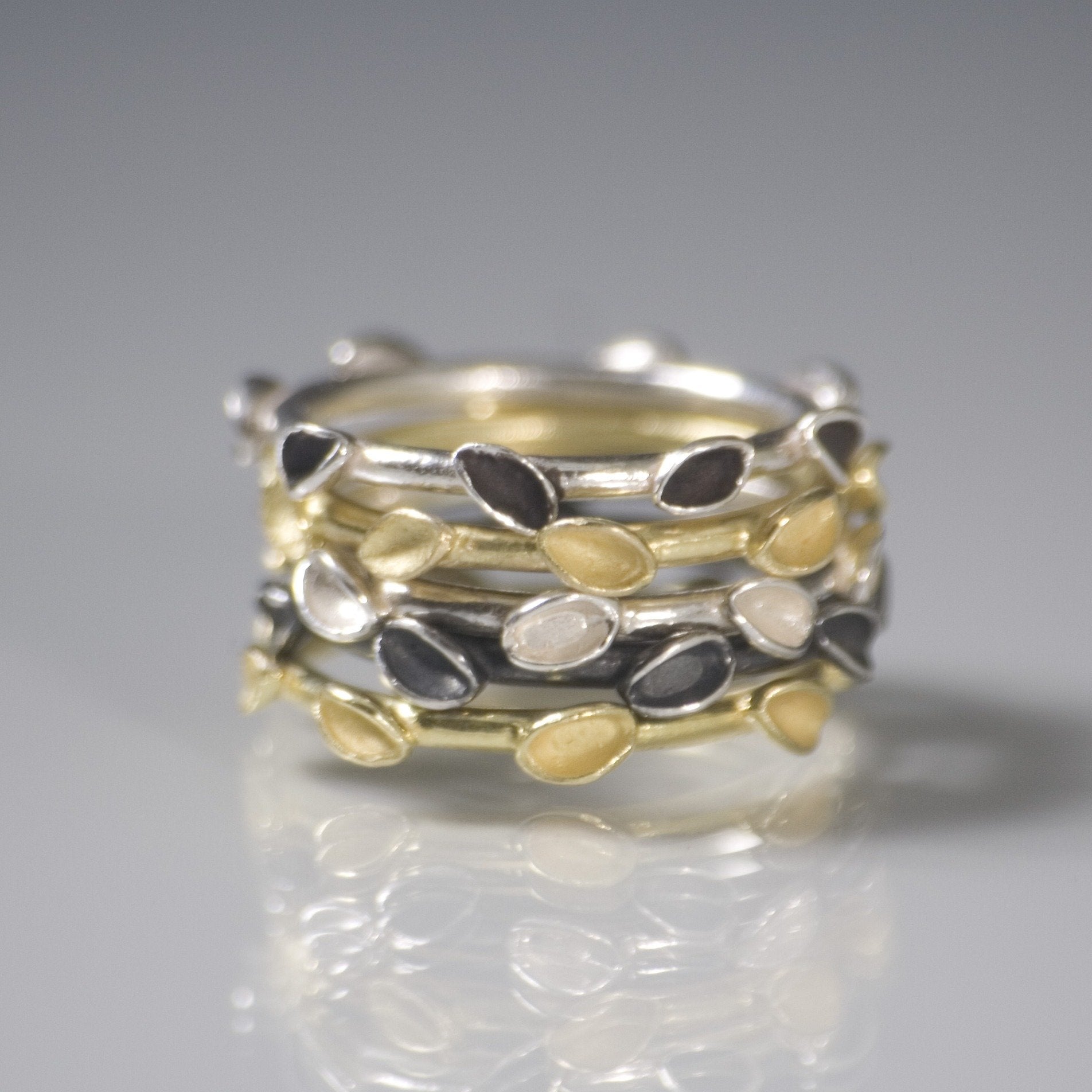 Stacking Floral Rings