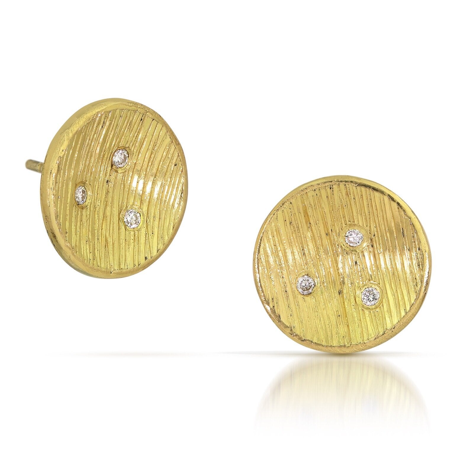 Concave Circle Earrings