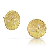 Concave Circle Earrings