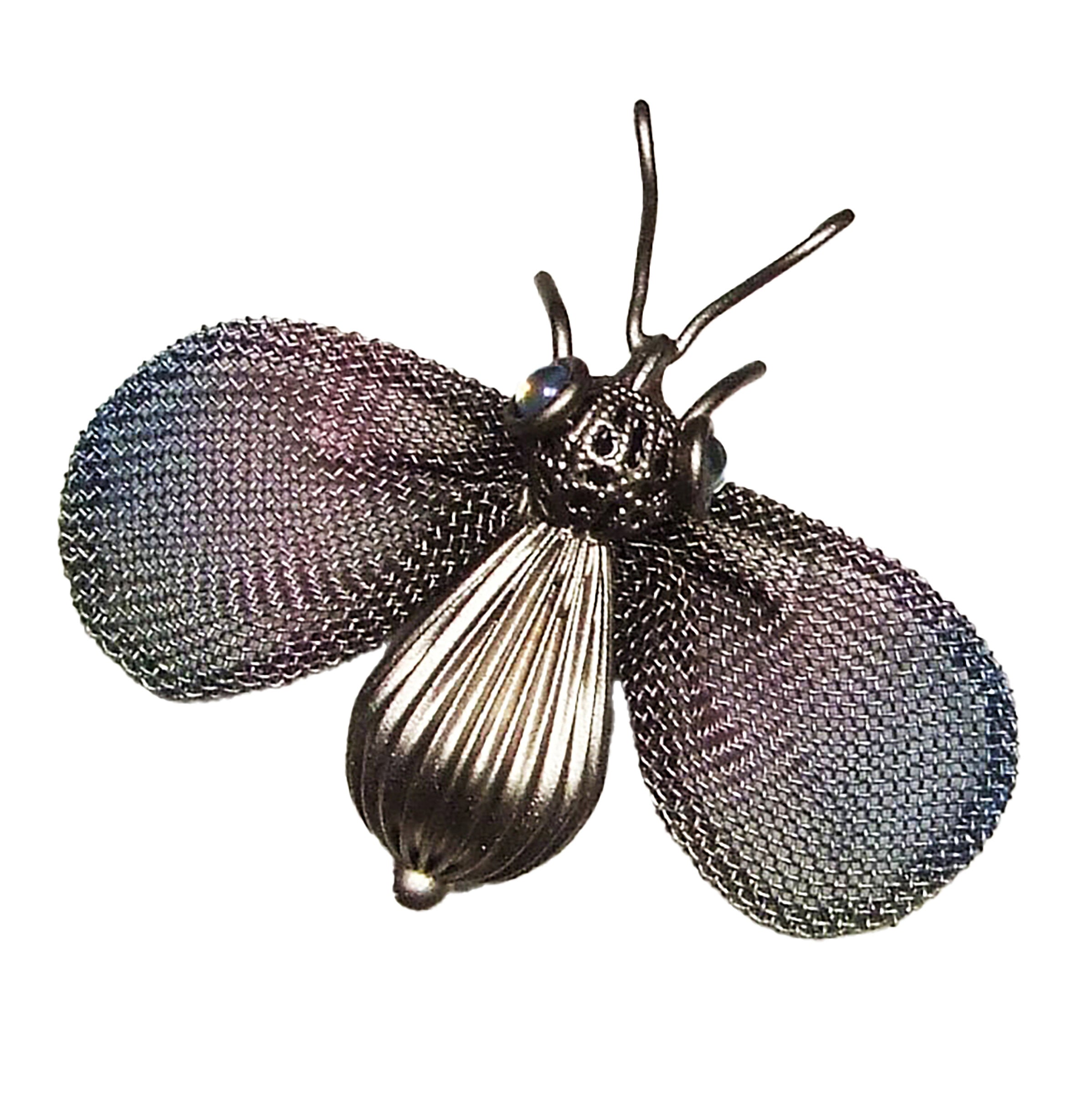 Charcoal with Pink, Snorkel Blue, and Celadon with Light Iridescent Sapphire Eyes