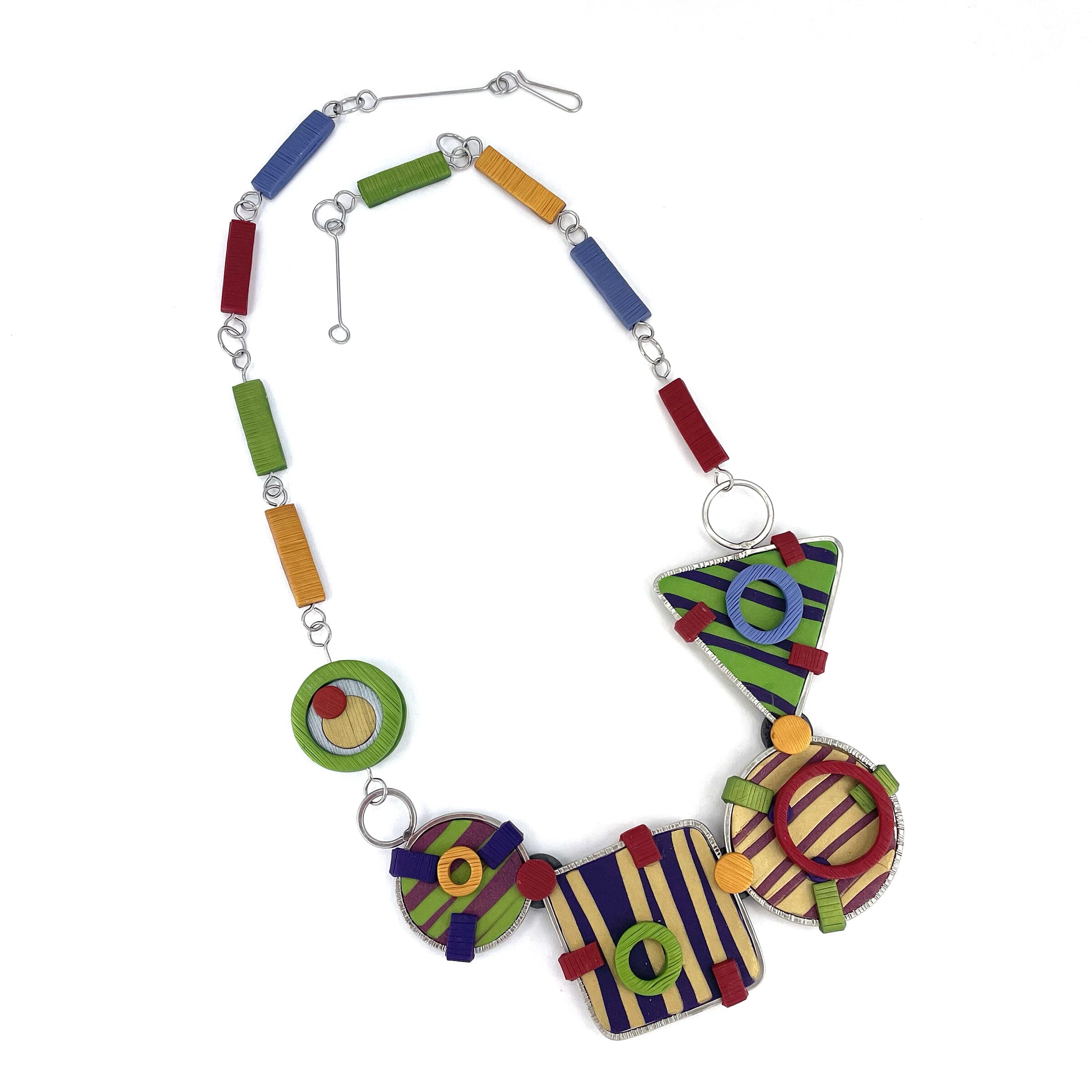 Juxtaposed Shaped Necklace