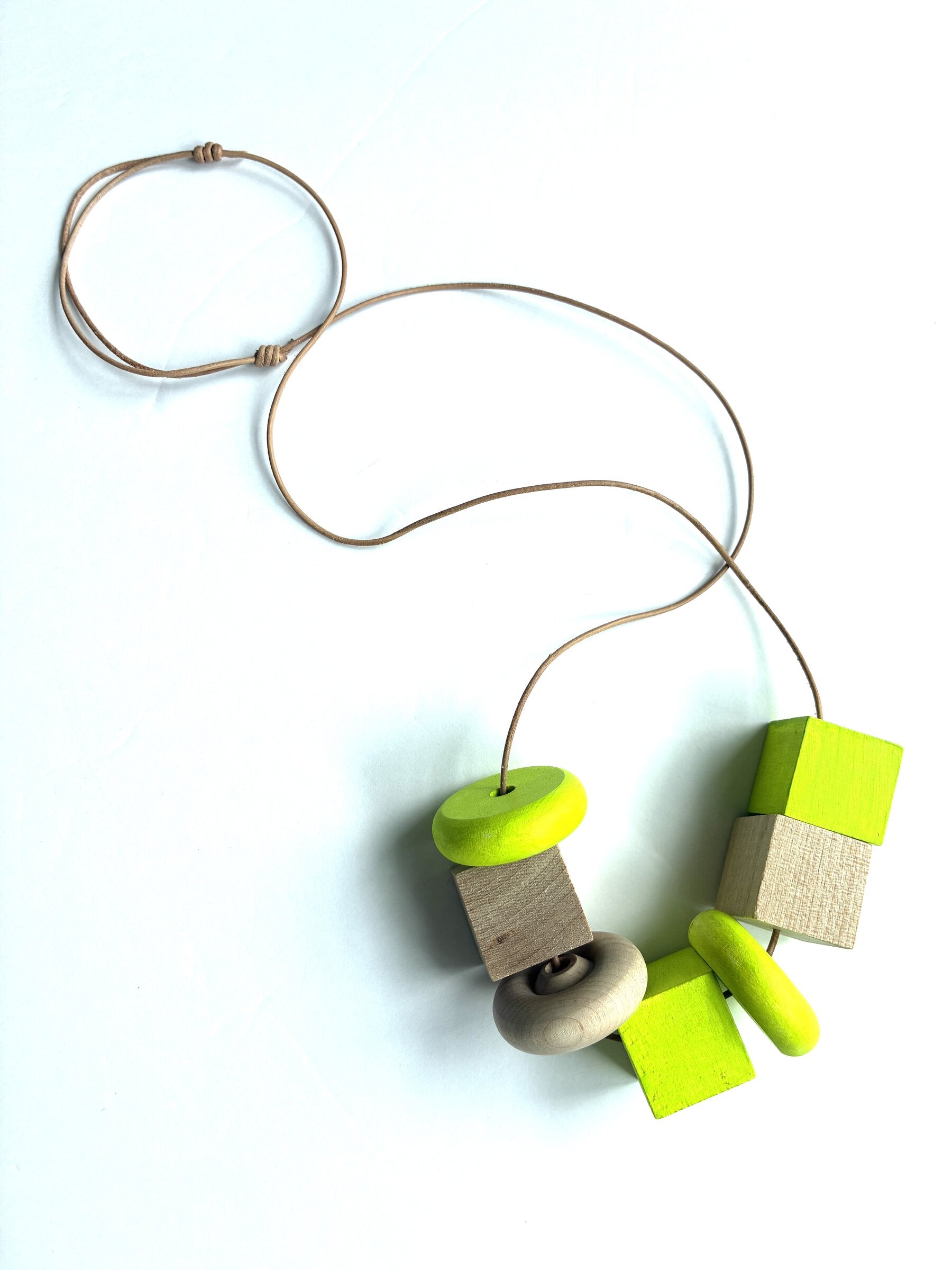 Neon Block Necklace