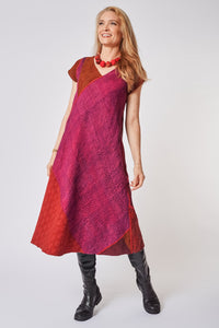 MMTS Holiday 2026 Cap Sleeve Semi Flare Dress