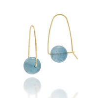 Blue Moon Aquamarine Earrings