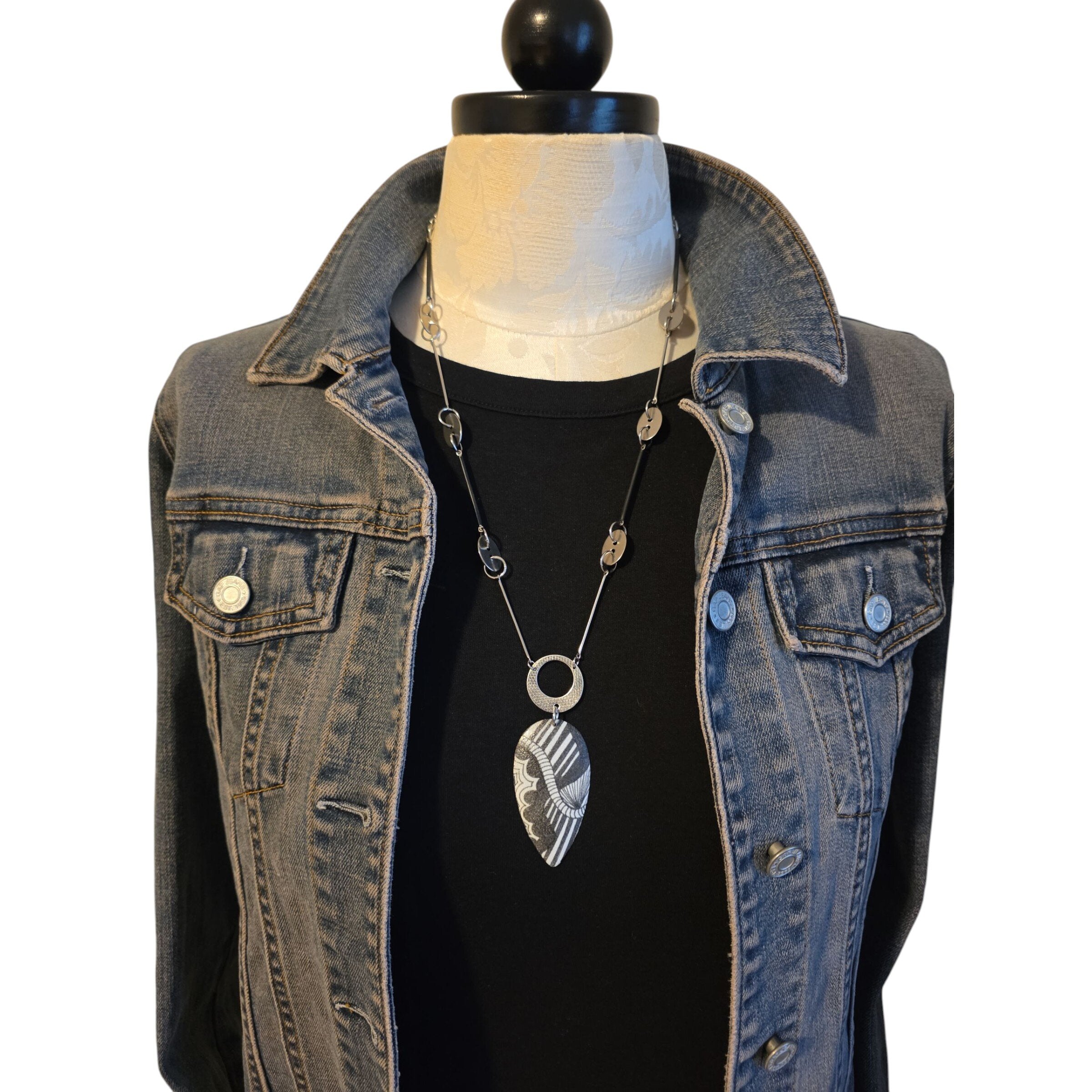 Echoes of Steel Necklace