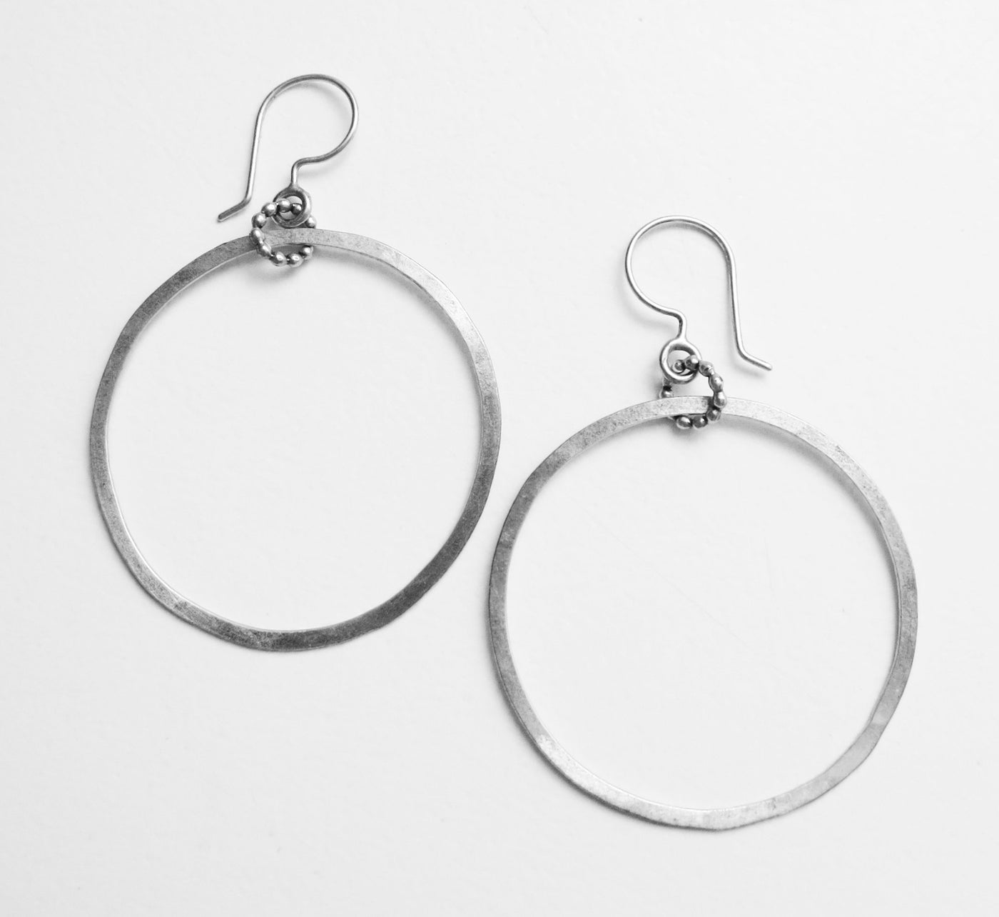 Flat Hoop Earrings