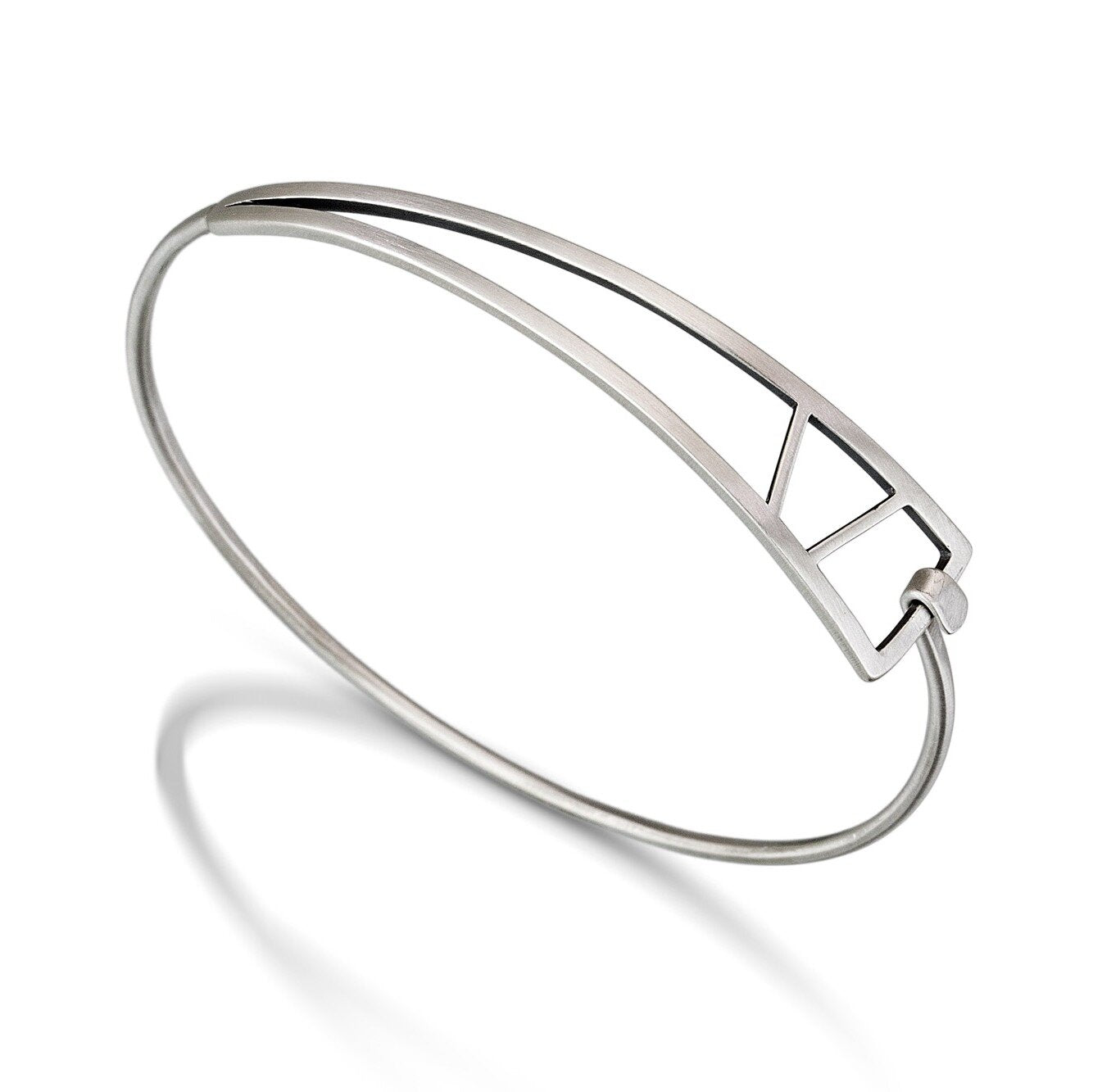 Tri-Shape Bangle Bracelet