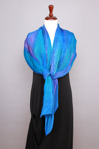 Silk Shibori Shawl
