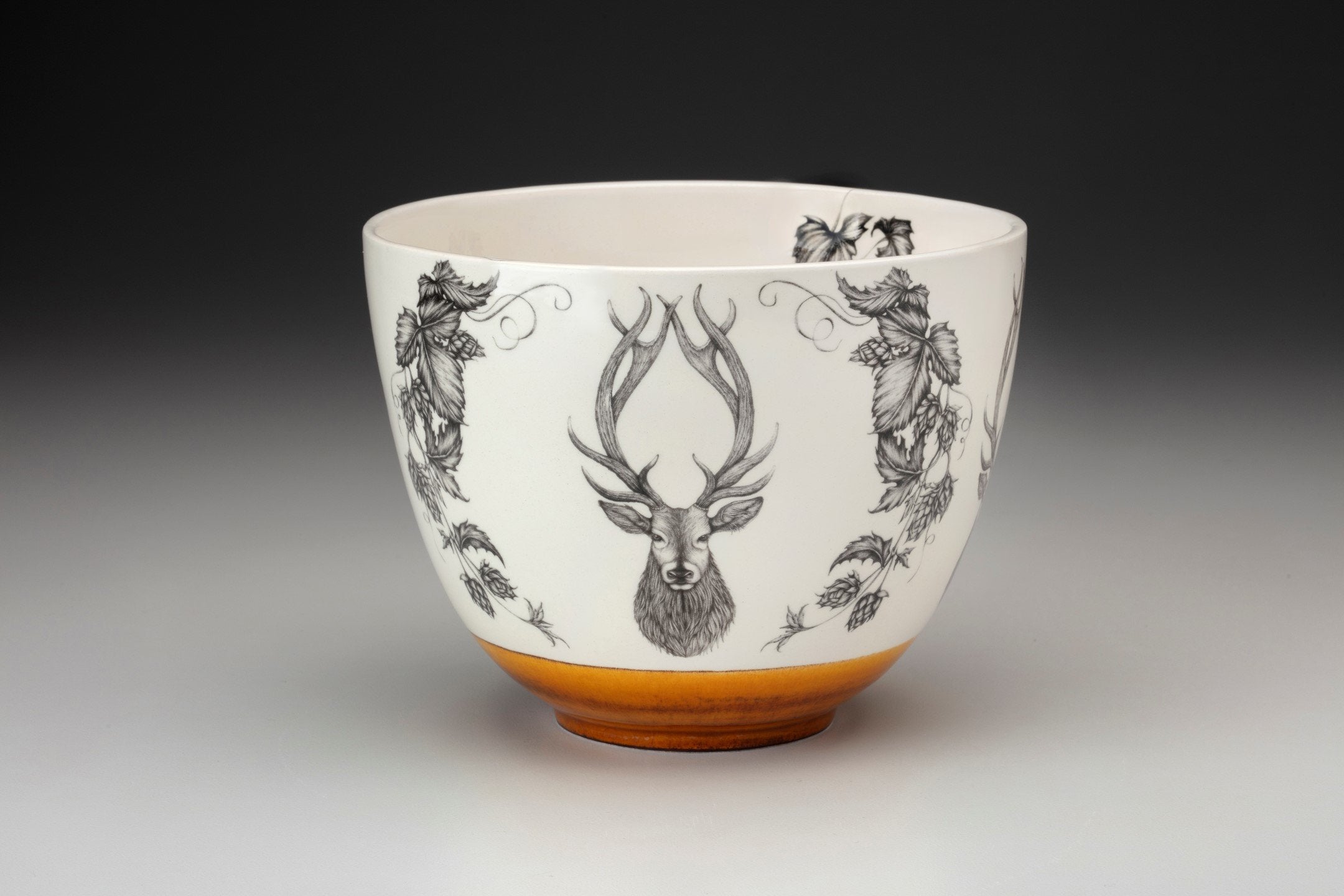 Medium Red Stag Bowl