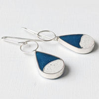 Midnight at the Beach Drop Earrings