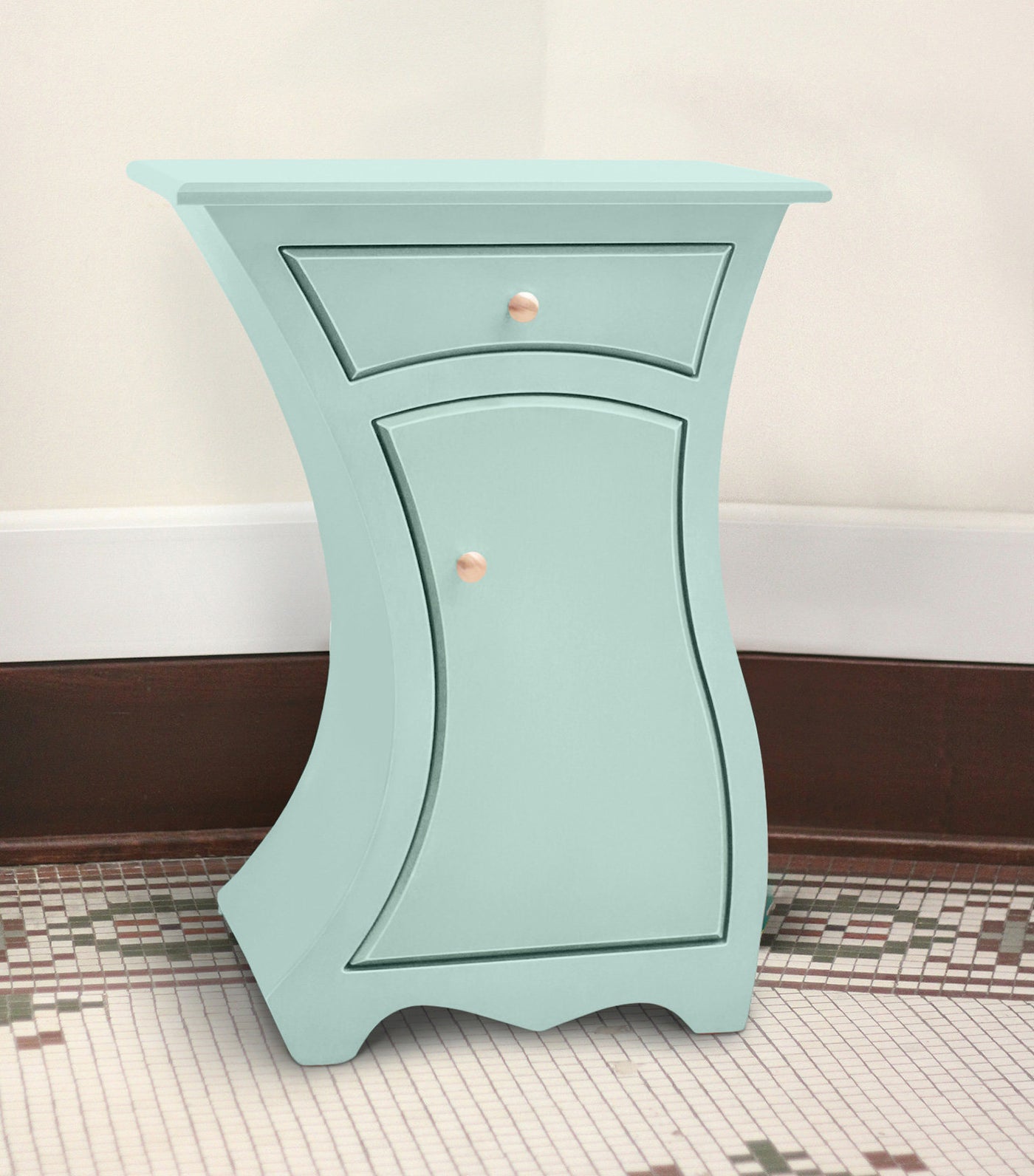 right-handed, vintage blue paint