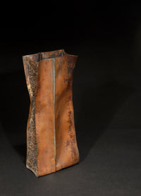 Plunkett Fold Copper Vase