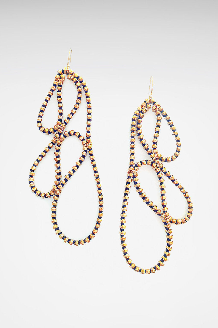 Leaf Zipper Earrings