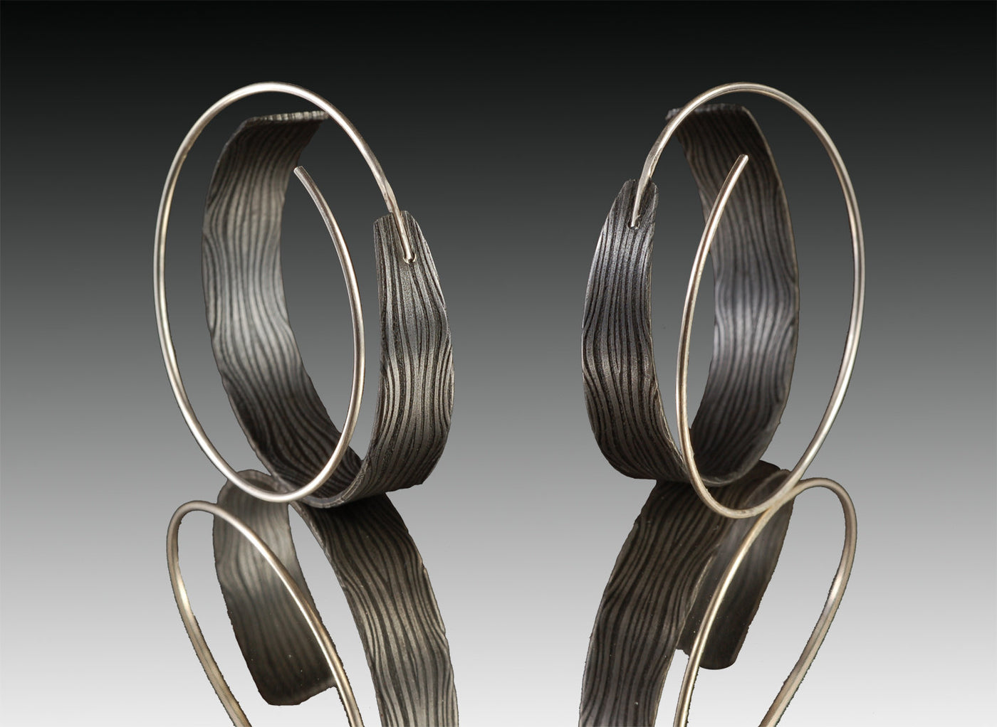 wide, silver wires