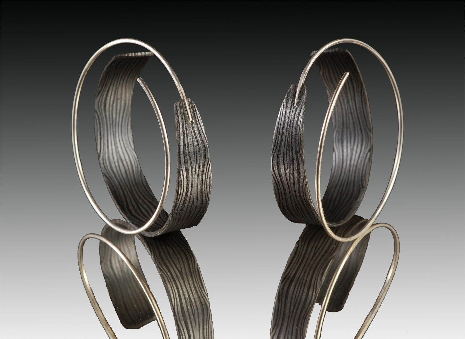 wide, silver wires