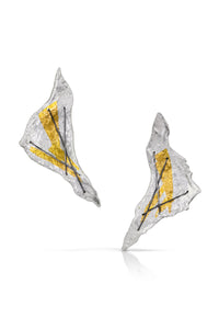 Jigsaw Triangular Earrings