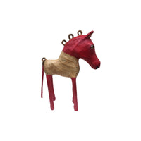 Red Headed Zippered Horse