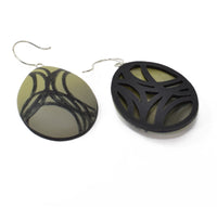 Olive blend, show front and back