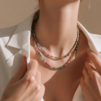 Tourmaline & Hematite Necklace