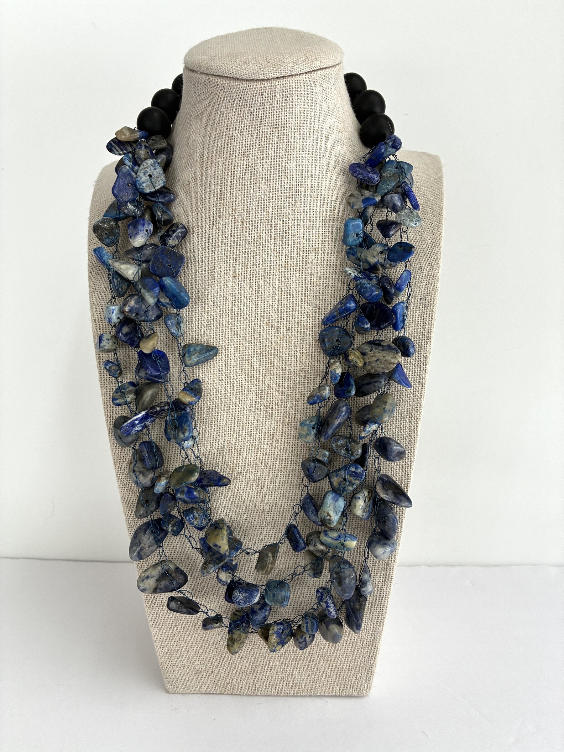 Lapis Lazuli Nuggets Necklace