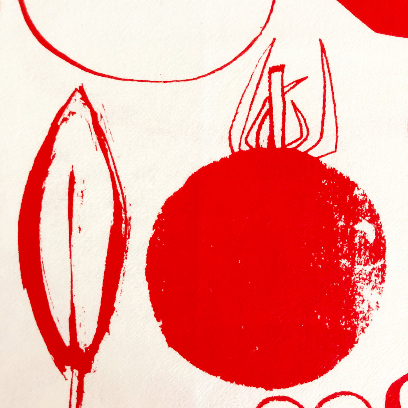 Tomatoes tea towel