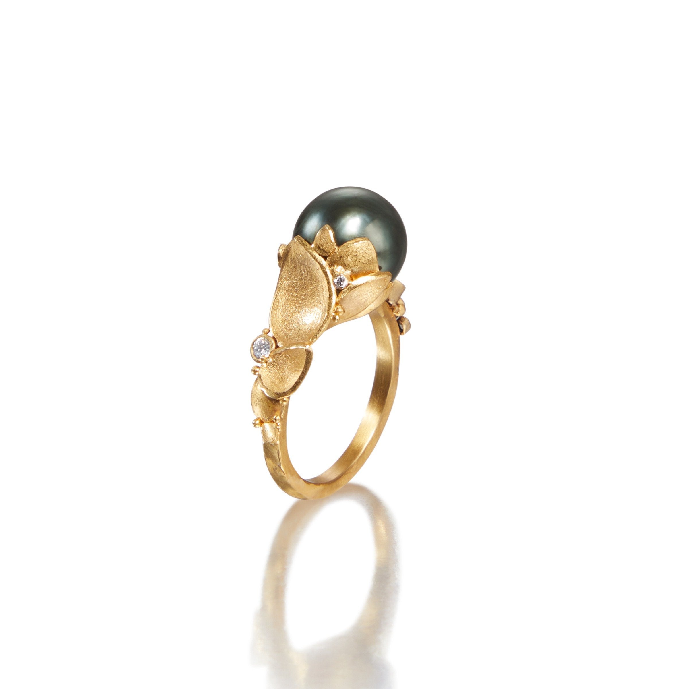 Black Tahitian Pearl Ring
