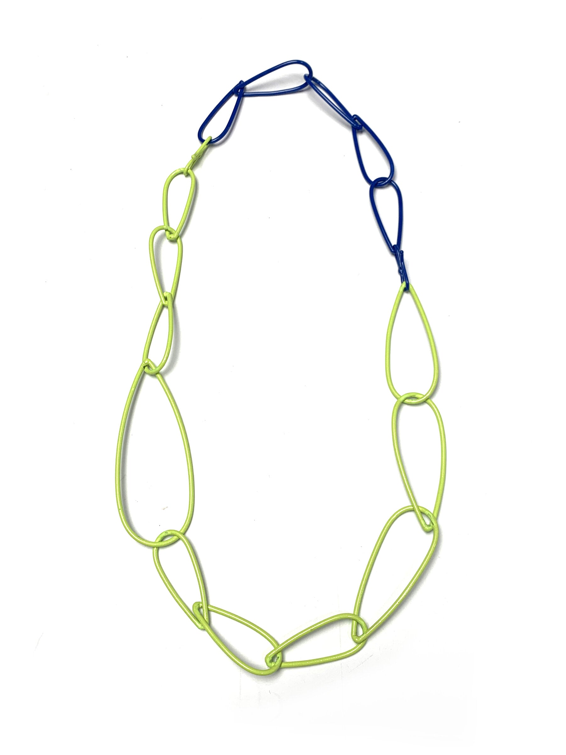 Neon Chartreuse & Electric Blue