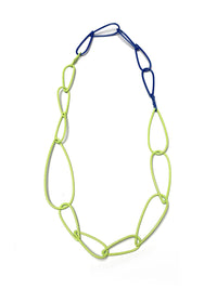Neon Chartreuse & Electric Blue