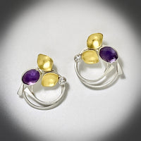 Lilac Diamond Earrings