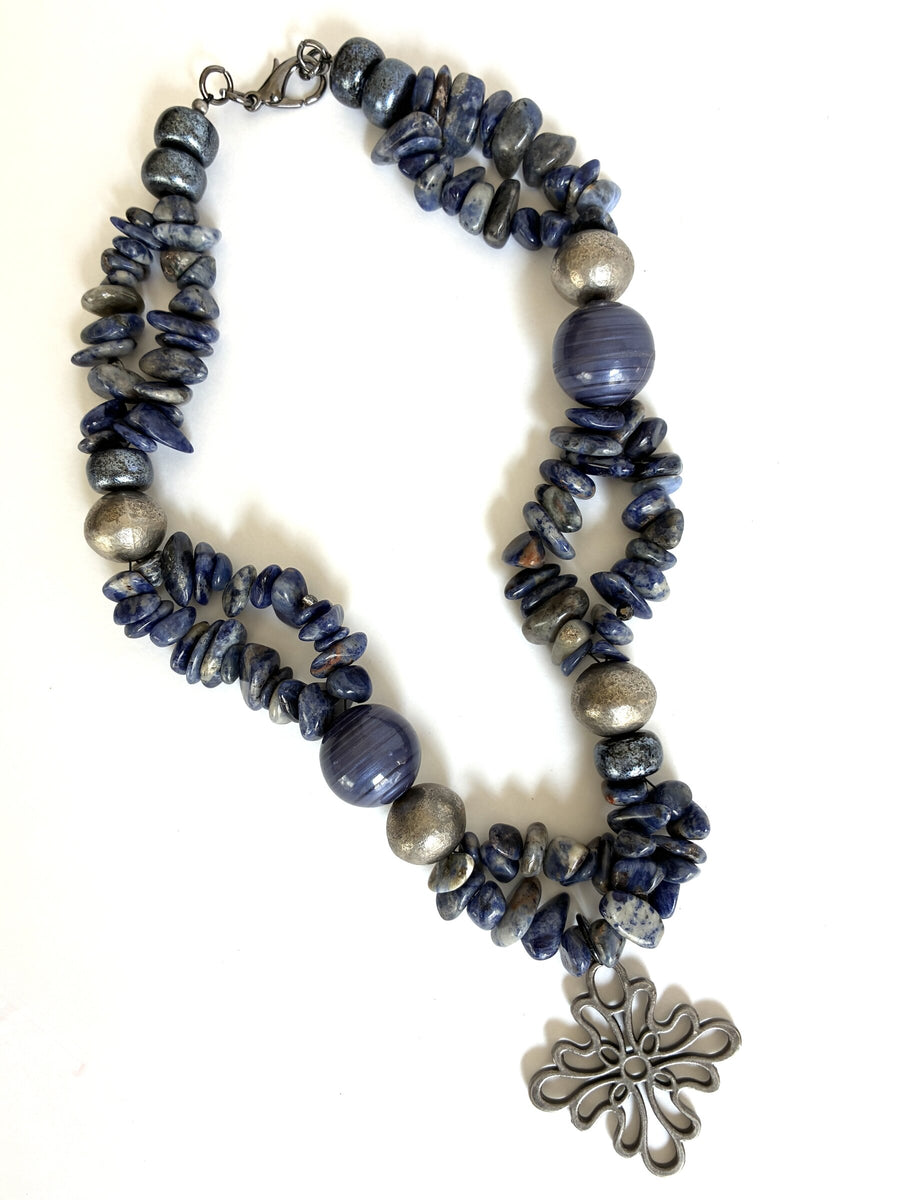 Sodalite Stone Necklace